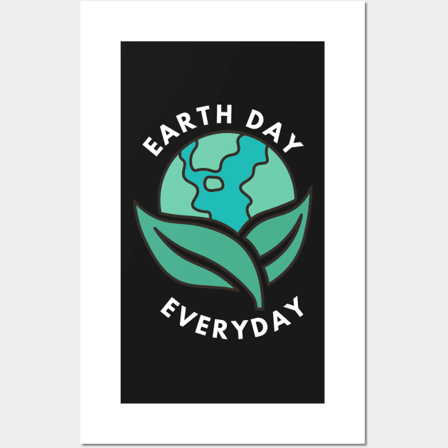 Earth Day Save Our Home Plant More Trees Go Planet Wall Art by manandi1